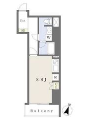 SS.FLAT神楽坂south 201 間取り図