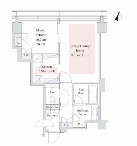 ラ・トゥール青葉台 2902 間取り図