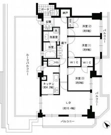 エスティメゾン巣鴨 501 間取り図