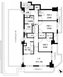 エスティメゾン巣鴨 501 間取り図