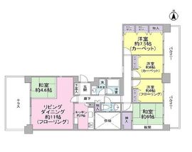 ファーストヒルズ飯田橋 1003 間取り図