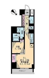 アーク銀座京橋 401 間取り図