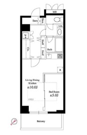 ライトコート四谷 2階 間取り図