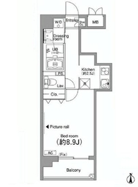 ニッコーアパートメントハウス 604 間取り図