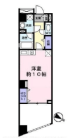 カームコート白金高輪 204 間取り図