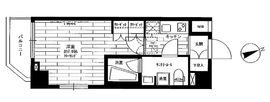 ステージグランデ早稲田 6階 間取り図