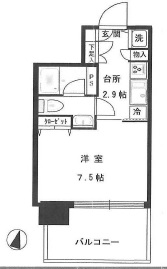 六本木グランドタワーレジデンス 4F4 間取り図