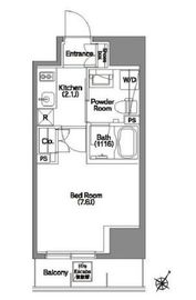 エルスタンザ文京根津 303 間取り図