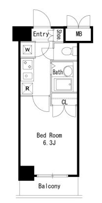 LaSante広尾 (ラサンテ広尾) 717 間取り図