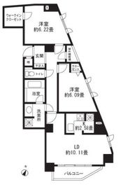 レジディア三軒茶屋2 306 間取り図