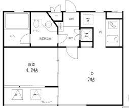 レジディア笹塚 318 間取り図