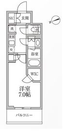 レジディア新御徒町2 610 間取り図