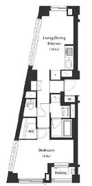 プライムアーバン笹塚 207 間取り図