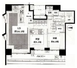 ワールドシティタワーズ ブリーズタワー 9階 間取り図