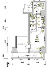 グランヴァン赤坂 9階 間取り図