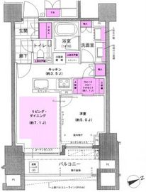 グランドメゾン四谷 3階 間取り図