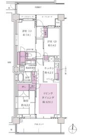 プラウドシティ阿佐ヶ谷 5階 間取り図