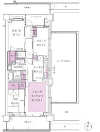 プラウドシティ阿佐ヶ谷 5階 間取り図