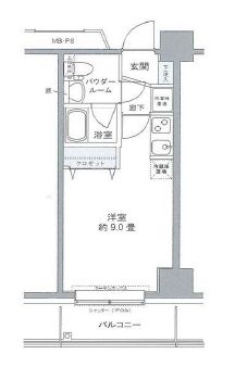 プライムアーバン豊洲 103 間取り図