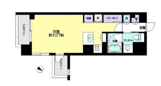 CATS原宿 (キャッツ原宿) 503 間取り図
