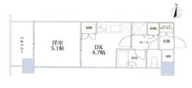 シティスクエア恵比寿 6階 間取り図