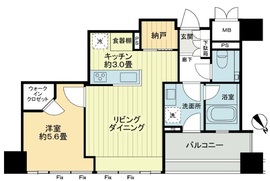 グランスイート麻布台ヒルトップタワー 9階 間取り図