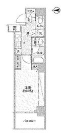トーレゼルコヴァ 702 間取り図