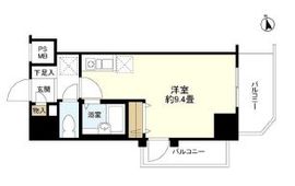 エスコート麻布十番 10階 間取り図