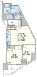 レジディア文京小石川Ⅱ 1502 間取り図