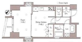 エスコートノヴェル南麻布 2階 間取り図