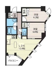 エスティメゾン北新宿 703 間取り図