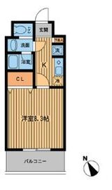 プライムアーバン門前仲町 810 間取り図