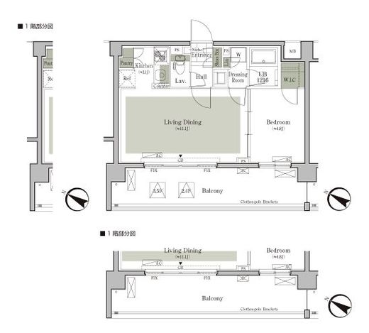 パークキューブ西ヶ原ステージ 222 間取り図