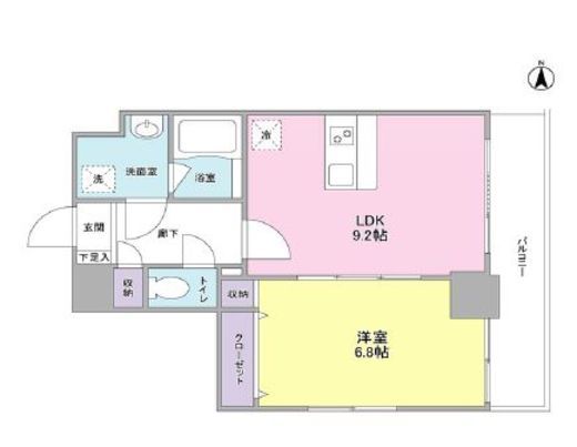 三宿通りApt. 401 間取り図