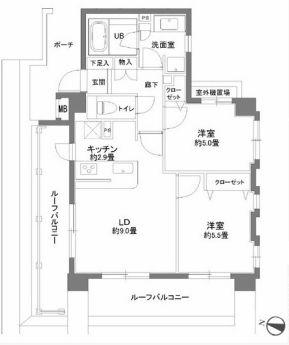 カスタリア本所吾妻橋 601 間取り図