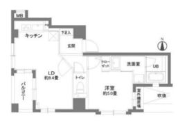 カスタリア本所吾妻橋 901 間取り図