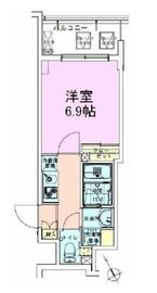 門前仲町レジデンス参番館 1007 間取り図