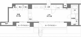 カスタリアお茶の水 702 間取り図