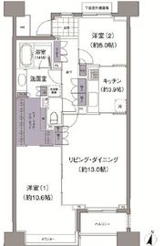 アビティ目黒 205 間取り図