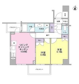 K's新中野 1101 間取り図