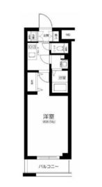 ガリシア新宿余丁町 3階 間取り図