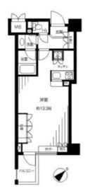 クオリア銀座 8階 間取り図