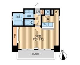 アムス大手町 1101 間取り図