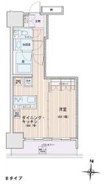 エスティメゾン錦糸町2 1206 間取り図
