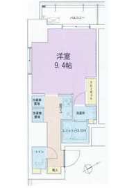 門前仲町レジデンス八番館 401 間取り図