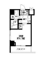 HF東日本橋レジデンス 406 間取り図