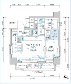 リヴァプール東池袋 3階 間取り図