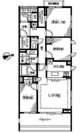 The目黒桜レジデンス 3階 間取り図