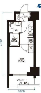 アーバネックス大森 307 間取り図