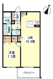 ヘリテイジ八雲 207 間取り図